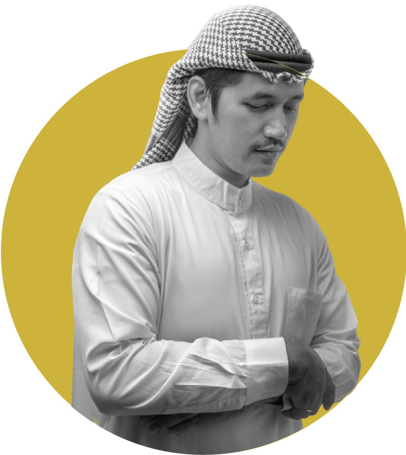 man in traditional attire for Imam Bilal Training Level 1 course
